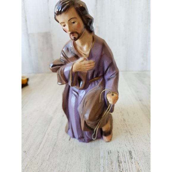 Vintage Italy shepherd Joseph Nativity large fontanini Village Xmas - Picture 1 of 10